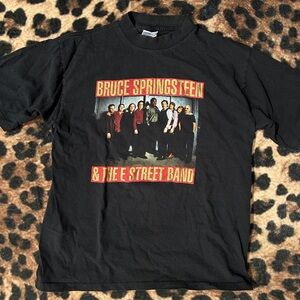 Bruce Springsteen & The E Street Band Black T-Shirt 90s vintage